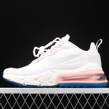NIKE Air Max 270React new high-frequency mesh function half-palm air cushion cushioning running cloth shoes AT6174-100