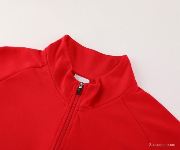 2024 Nike Red/Black Half Zipper Jacket+Pants - Image 4
