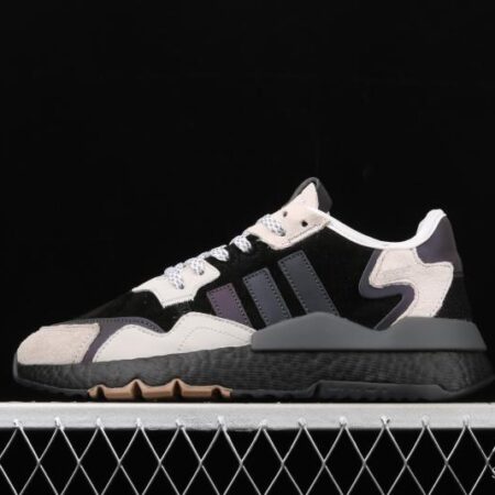 Adidas Nite Jogger 2019 Boost BD7936 suede stitching 3M reflective vintage running shoes