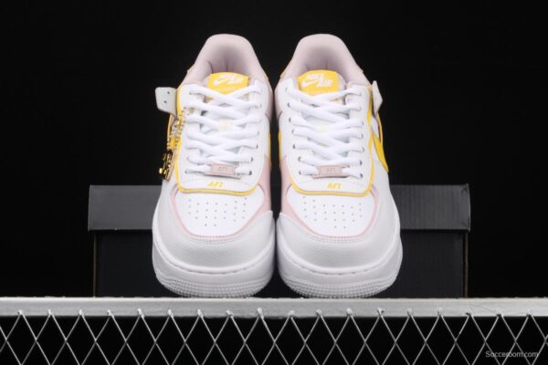 NIKE Air Force 1 ShAdidasow light weight heightened low-top 100-top board shoes CJ1641-102 - Image 11