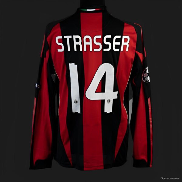 Retro 10/11 AC Milan Home Long Sleeve Jersey - Image 2