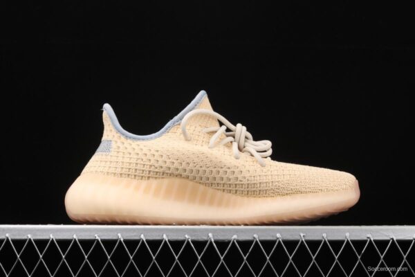 Adidas Yeezy Boost 350V2 Linen FY5158 Darth Coconut 350 second generation flax full star - Image 16