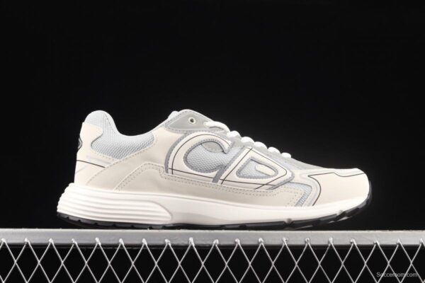Dior B30 Microfiber Mesh B30 CD series sports shoes LY66140 Grey/White - Image 16