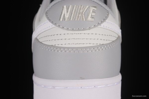 NIKE DUNK Low Retro Grey White Cool Grey Color Matching SB Buckle Rebounds Fashion Casual Sneakers DJ6188-001 - Image 6