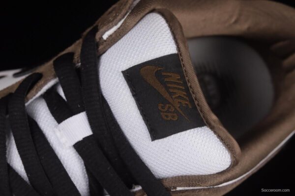 NIKE SB DUNK Low Pro Trail End Brown Furn Brown White Black Snake Print Dunk Series Low Top Casual Sports Skateboard Shoes 304292-102 - Image 9