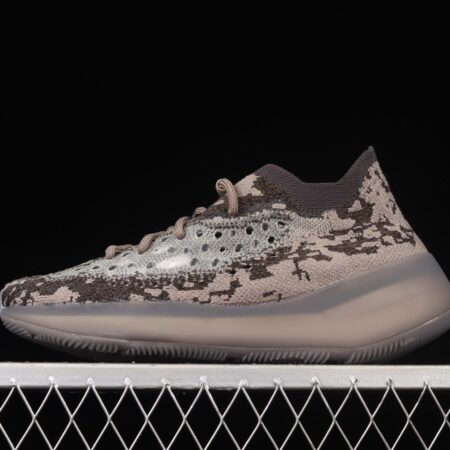 Adidas Yeezy 380 Black Grey GZ0472 Kanye jointly limited coconut 380 black and gray running shoes