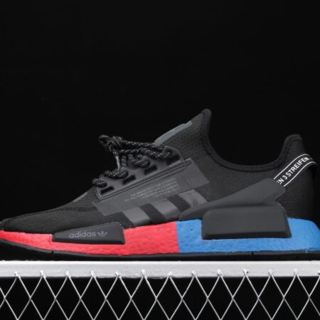 Adidas NMD R1 Boost V2 FV9023 second generation elastic knitted noodles fish scale popcorn running shoes