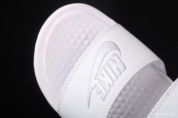 NIKE Benassi Swoosh # double belt ninja slipper series # authentic slippers life all kinds of summer beach slippers 819717-100 - Image 6