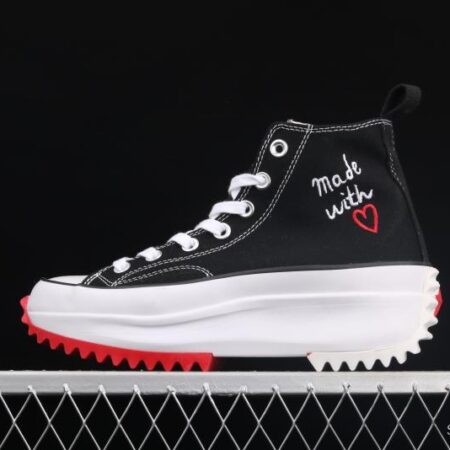 Converse Run Star Hike1970s Xiao Zhan Zhang Yuqi same style Valentine's Day Limited muffin sawtooth thick sole raised canvas shoes 171120C