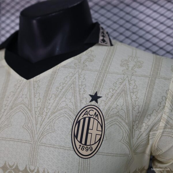 Player Version AC Milan x PLEASURES Forth White Jersey - Image 11