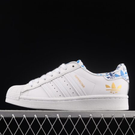 Adidas Originals Superstar HO0186 shell head classic leisure board shoes
