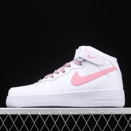 NIKE Air Force 11607 Mid white powder 3M reflective casual board shoes 366731-911