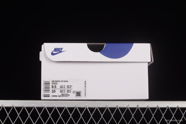 NIKE Air Force 1'07 Low Philadelphia 76ers white, blue and red low-top casual sneakers AI5958-300 - Image 11