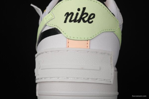 NIKE Air Force 1 ShAdidasow light weight heightened low-top 100-board shoes CW6030-107, - Image 5