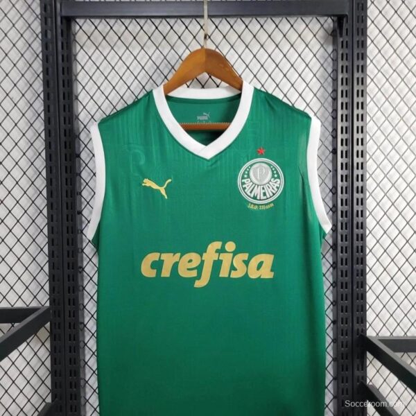 24/25 Palmeiras Home Vest Green Jersey - Image 6