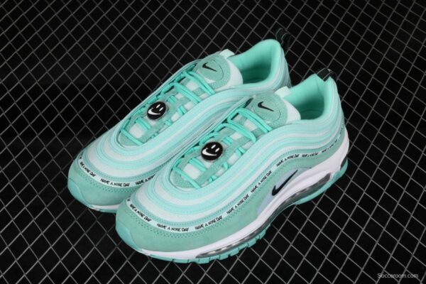 NIKE Air Max 97 ND mint green suede air cushion running shoes 923288-300 - Image 7