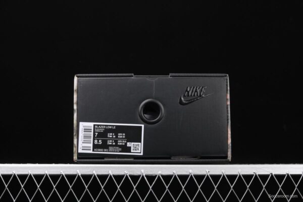 Peaceminusone x NIKE Blazer Low Le co-branded trailblazer graffiti casual board shoes AQ3692-001 - Image 9