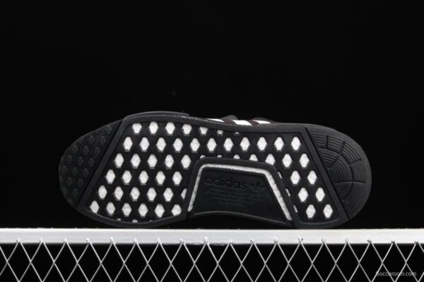 Adidas NMD_R1 H01926 elastic knitted surface running shoes - Image 14