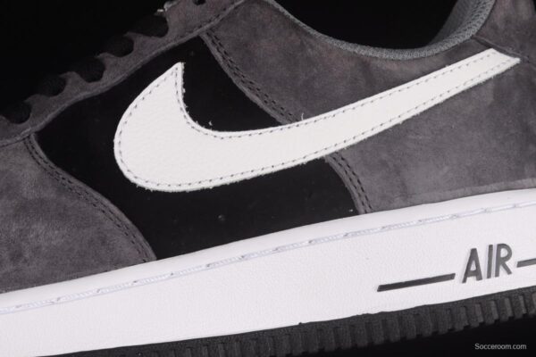 NIKE Air Force 1' 07 Low dark gray suede color matching low-top casual board shoes NT9966-336 - Image 7