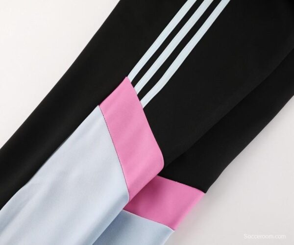 24/25 Juventus Light Blue/Black Full Zipper Jacket +Long Pants - Image 3