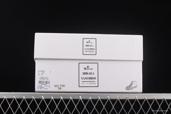 MMY/Maison MIHARA YASUHIRO Wayne Original Sole Leather Mid Sneaker Japanese concept fashion designer Mihara Kangyu brand shell front page deformation retro dissolved ice cream Zhongbang board shoes - Image 11