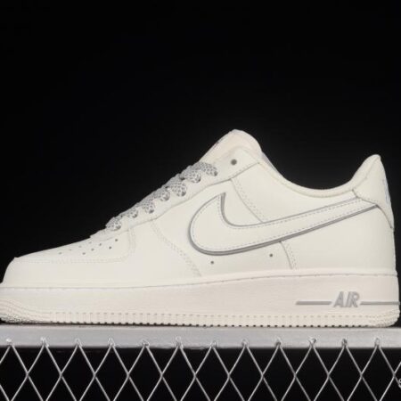 Kith x NIKE Air Force 1'07 Low Rice Silver New York Limited Starry Low-Top Casual Sneakers NY2022-017