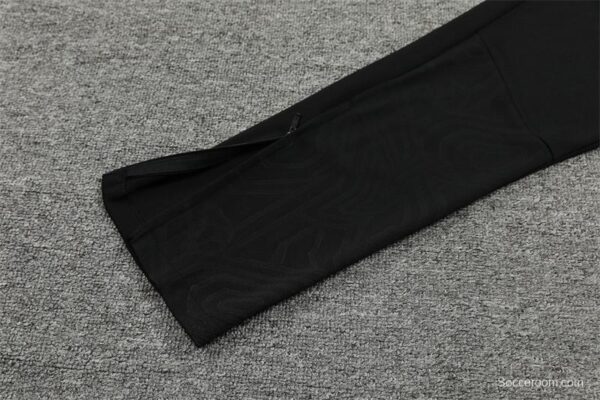 24/25 Borussia Dortmund Black Half Zipper Jacket+Long Pants - Image 2