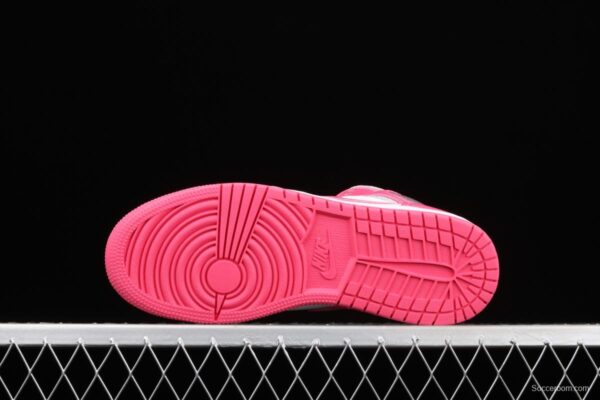 Air Jordan 1 Mid GS Silver Powder Zhongbang Basketball shoes 555112-109 - Image 15