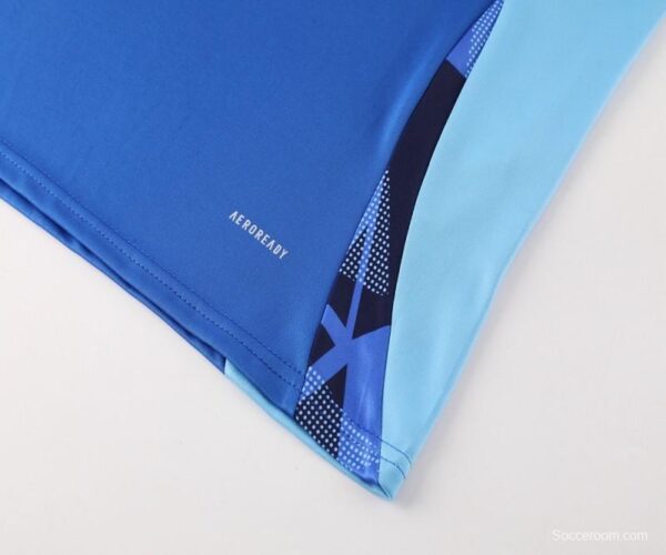 2024 Adidas Blue Half Zipper Jacket +Long Pants - Image 7