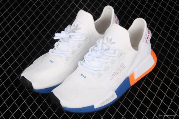 Adidas NMD R1 Boost V2 FX3949 second generation elastic knitted surface popcorn running shoes - Image 9