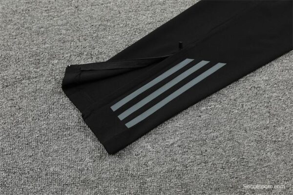 2024 Italy Black Half Zipper Jacket+Long Pants - Image 2