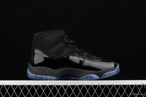 Air Jordan 11 Cap and Gown 11 Black Gamma Black Samurai 378037-005 - Image 18
