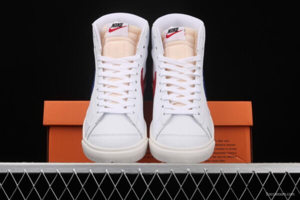 NIKE Blazer Mid'77 Vintage pioneer mandarin duck double hook retro high-top leisure board shoes CW7073-100 - Image 11