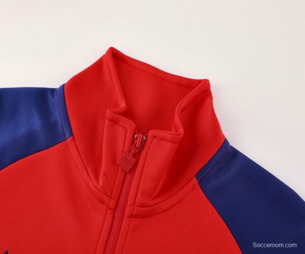 24/25 Arsenal Blue/Red Full Zipper Jacket +Long Pants - Image 12
