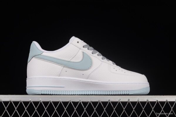NIKE Air Force 1'07 Low SU19 White Blue 3M Reflective Low Top Casual Sneakers AQ2566-201 - Image 16