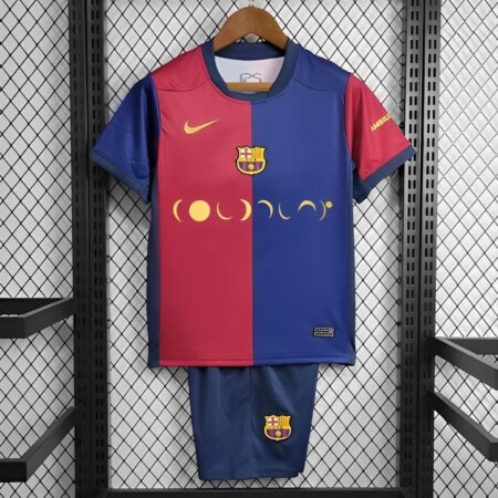 24/25 Kids Barcelona Coldplay Home Special Jersey