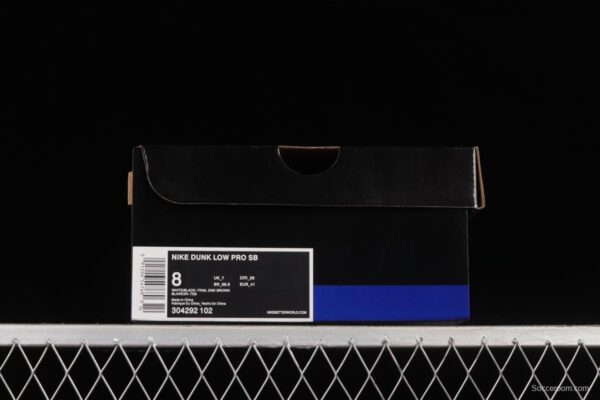 NIKE SB DUNK Low Pro Trail End Brown Furn Brown White Black Snake Print Dunk Series Low Top Casual Sports Skateboard Shoes 304292-102 - Image 12