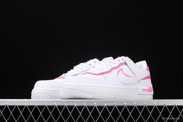 NIKE Air Force 1 ShAdidasow white powder light weight increased low-end white board shoes CI0919-102, - Image 12