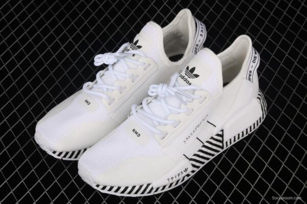 Adidas NMD R1 Boost V2 FY2105 second generation elastic knitted surface popcorn running shoes - Image 10