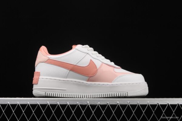 NIKE Air Force 1 ShAdidasow light weight heightened low-top board shoes CJ1641-101, - Image 15