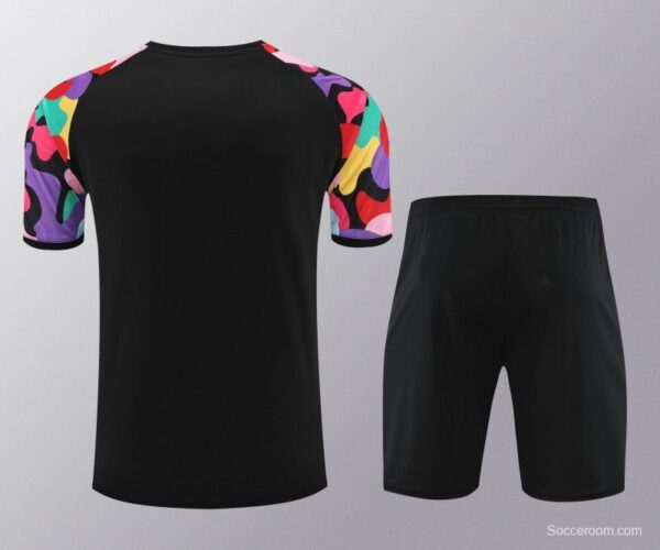 24/25 Manchester United Black Short Sleeve Jeresy+Shorts - Image 18