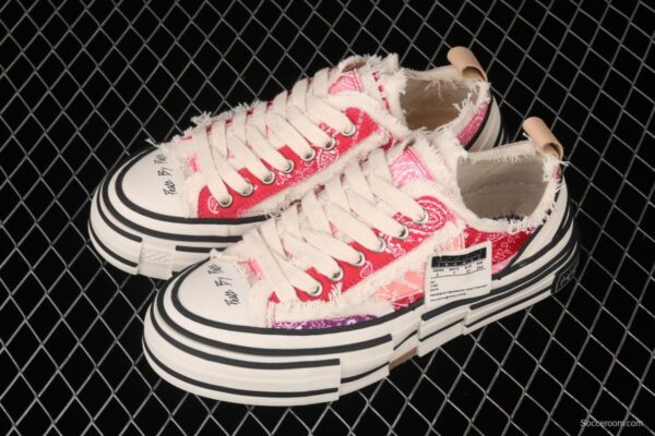 IMPACT x VESSEL G.O.P. LOW deconstructs overlapping thick-soled cork low-side high canvas vulcanized board shoes - Image 8