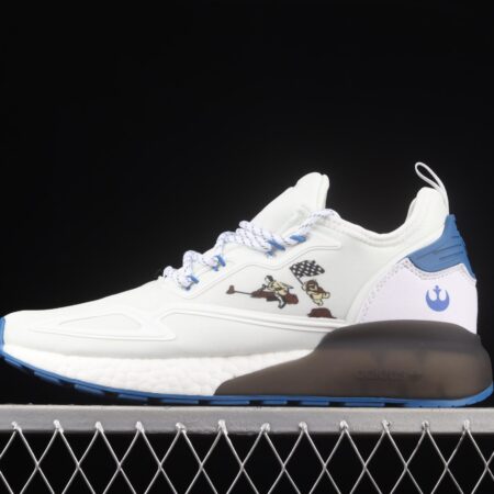 Adidas ZX 2K Boost G55568 clover popcorn vintage running shoes
