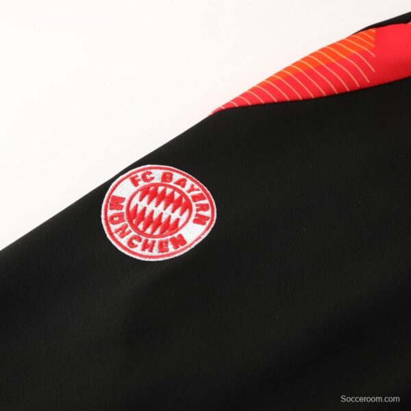 24/25 Bayern Munich Red Full Zipper Jacket +Long Pants - Image 3