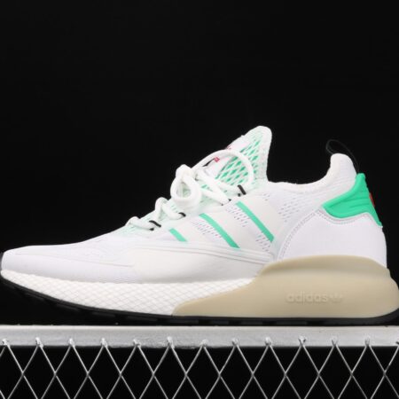Adidas ZX 2K Boost FX4172 2020 summer new clover popcorn vintage running shoes