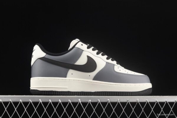 NIKE Air Force 1x07 Low rice white carbon gray black low-top casual board shoes DD3063-608 - Image 15