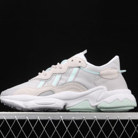 Adidas Originals Ozweego FX3821 Darth clover retro 3M reflective breathable running shoes