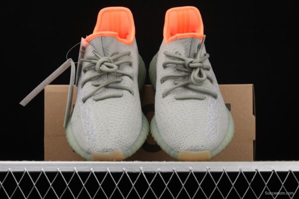 Adidas Yeezy Boost 350 V2 Desert Sage FX9035 Darth Coconut 350 second generation hollowed-out galactic sage color BASF Boost original - Image 12