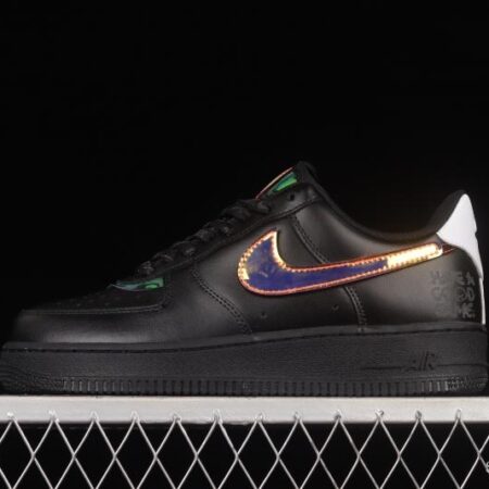 NIKE Air Force 1'07 Low Black Laser Low Top Sports Casual Sneakers DC0710-101