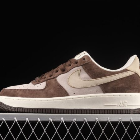 NIKE Air Force 1x07 Low mocha color matching low-top casual board shoes NT9988-218